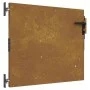 Puerta de jardín acero corten 85x100 cm de vidaXL, Puertas de jardín - Ref: Foro24-153257, Precio: 104,13 €, Descuento: %