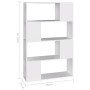 Librería separador madera contrachapada blanco 80x24x124,5 cm en Librerías y estanterías | Comprar online en Foru.es