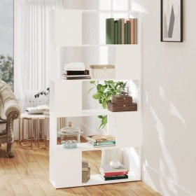 Librería separador madera contrachapada blanco 80x24x155 cm en Librerías y estanterías | Comprar online en Foru.es