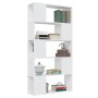 Librería separador madera contrachapada blanco 80x24x155 cm en Librerías y estanterías | Comprar online en Foru.es