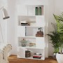 Librería separador madera contrachapada blanco 80x24x155 cm en Librerías y estanterías | Comprar online en Foru.es