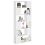 Librería separador madera contrachapada blanco 80x24x186 cm en Librerías y estanterías | Comprar online en Foru.es