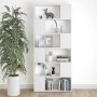 Librería separador madera contrachapada blanco 80x24x186 cm en Librerías y estanterías | Comprar online en Foru.es