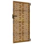 Puerta de jardín acero corten diseño cuadrado 85x200 cm de vidaXL, Puertas de jardín - Ref: Foro24-153249, Precio: 173,67 €, ...