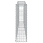Cesta gaviones forma arco hierro galvanizado 400x30x100/120 cm de vidaXL, Maceteros y jardineras - Ref: Foro24-153405, Precio...