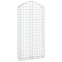 Cesta gaviones forma arco hierro galvanizado 100x30x200/220 cm de vidaXL, Maceteros y jardineras - Ref: Foro24-153430, Precio...