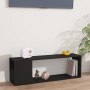 Mueble para TV madera contrachapada negro 100x24x32 cm en Librerías y estanterías | Comprar online en Foru.es