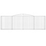 Cesta gaviones forma arco hierro galvanizado 400x30x120/140 cm de vidaXL, Maceteros y jardineras - Ref: Foro24-153526, Precio...