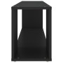 Mueble para TV madera contrachapada negro 100x24x32 cm en Librerías y estanterías | Comprar online en Foru.es
