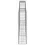 Cesta gaviones forma arco hierro galvanizado 400x30x120/140 cm de vidaXL, Maceteros y jardineras - Ref: Foro24-153526, Precio...