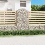 Cesta gaviones forma arco hierro galvanizado 100x50x200/220 cm de vidaXL, Maceteros y jardineras - Ref: Foro24-153440, Precio...