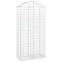 Cesta gaviones forma arco hierro galvanizado 100x50x200/220 cm de vidaXL, Maceteros y jardineras - Ref: Foro24-153440, Precio...