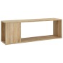 Mueble para TV madera contrachapada roble Sonoma 100x24x32 cm en Librerías y estanterías | Comprar online en Foru.es