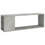 Mueble para TV madera contrachapada gris hormigón 100x24x32 cm en Librerías y estanterías | Comprar online en Foru.es