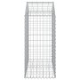 Cesta gaviones forma arco hierro galvanizado 100x50x100/120 cm de vidaXL, Maceteros y jardineras - Ref: Foro24-153435, Precio...