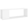 Mueble para TV madera contrachapada blanco brillo 100x24x32 cm en Muebles TV | Comprar online en Foru.es
