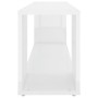 Mueble para TV madera contrachapada blanco brillo 100x24x32 cm en Muebles TV | Comprar online en Foru.es