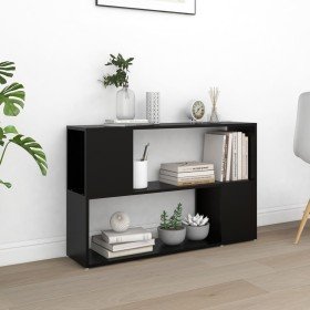 Librería de madera contrachapada negro 100x24x63 cm en Librerías y estanterías | Comprar online en Foru.es