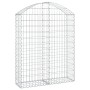 Cesta gaviones forma arco hierro galvanizado 100x30x120/140 cm de vidaXL, Maceteros y jardineras - Ref: Foro24-153426, Precio...