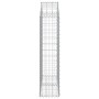 Cesta gaviones forma arco hierro galvanizado 100x30x120/140 cm de vidaXL, Maceteros y jardineras - Ref: Foro24-153426, Precio...