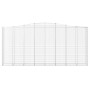 Cesta gaviones forma arco hierro galvanizado 400x50x180/200 cm de vidaXL, Maceteros y jardineras - Ref: Foro24-153419, Precio...