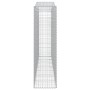 Cesta gaviones forma arco hierro galvanizado 400x50x180/200 cm de vidaXL, Maceteros y jardineras - Ref: Foro24-153419, Precio...