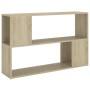 Librería de madera contrachapada roble Sonoma 100x24x63 cm en Librerías y estanterías | Comprar online en Foru.es