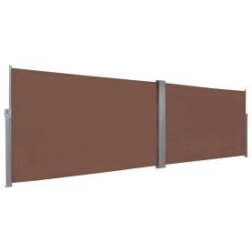 Toldo lateral retráctil 160x600 cm marrón en Sombrillas | Comprar online en Foru.es