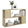 Librería de madera contrachapada roble Sonoma 100x24x63 cm en Librerías y estanterías | Comprar online en Foru.es