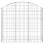 Cesta gaviones forma arco hierro galvanizado 150x30x120/140 cm de vidaXL, Maceteros y jardineras - Ref: Foro24-153446, Precio...