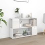 Librería de madera contrachapada blanco brillante 100x24x63 cm en Librerías y estanterías | Comprar online en Foru.es