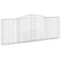 Cesta gaviones forma arco hierro galvanizado 400x30x140/160 cm de vidaXL, Maceteros y jardineras - Ref: Foro24-153527, Precio...