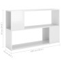 Librería de madera contrachapada blanco brillante 100x24x63 cm en Librerías y estanterías | Comprar online en Foru.es