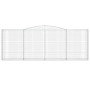 Cesta gaviones forma arco hierro galvanizado 400x30x140/160 cm de vidaXL, Maceteros y jardineras - Ref: Foro24-153527, Precio...