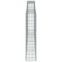 Cesta gaviones forma arco hierro galvanizado 400x30x140/160 cm de vidaXL, Maceteros y jardineras - Ref: Foro24-153527, Precio...