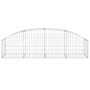 Cesta de gaviones forma arco hierro galvanizado 200x50x40/60 cm de vidaXL, Maceteros y jardineras - Ref: Foro24-153472, Preci...