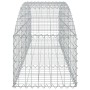 Cesta de gaviones forma arco hierro galvanizado 200x50x40/60 cm de vidaXL, Maceteros y jardineras - Ref: Foro24-153472, Preci...
