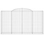 Cesta gaviones forma arco hierro galvanizado 300x50x160/180 cm de vidaXL, Maceteros y jardineras - Ref: Foro24-153518, Precio...