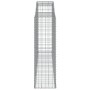 Cesta gaviones forma arco hierro galvanizado 300x50x160/180 cm de vidaXL, Maceteros y jardineras - Ref: Foro24-153518, Precio...