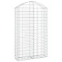 Cesta gaviones forma arco hierro galvanizado 100x30x160/180 cm de vidaXL, Maceteros y jardineras - Ref: Foro24-153428, Precio...