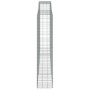 Cesta gaviones forma arco hierro galvanizado 400x50x220/240 cm de vidaXL, Maceteros y jardineras - Ref: Foro24-153541, Precio...