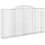 Cesta gaviones forma arco hierro galvanizado 300x30x160/180 cm de vidaXL, Maceteros y jardineras - Ref: Foro24-153508, Precio...