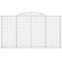 Cesta gaviones forma arco hierro galvanizado 300x30x160/180 cm de vidaXL, Maceteros y jardineras - Ref: Foro24-153508, Precio...