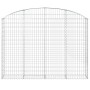 Cesta gaviones forma arco hierro galvanizado 200x30x140/160 cm de vidaXL, Maceteros y jardineras - Ref: Foro24-153467, Precio...