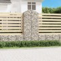Cesta gaviones forma arco hierro galvanizado 100x30x220/240 cm de vidaXL, Maceteros y jardineras - Ref: Foro24-153431, Precio...