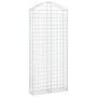 Cesta gaviones forma arco hierro galvanizado 100x30x220/240 cm de vidaXL, Maceteros y jardineras - Ref: Foro24-153431, Precio...