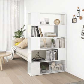 Librería separador madera de ingeniería blanco brillo en Librerías y estanterías | Comprar online en Foru.es