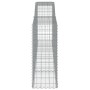 Cesta gaviones forma arco hierro galvanizado 400x50x120/140 cm de vidaXL, Maceteros y jardineras - Ref: Foro24-153536, Precio...