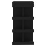 Mesa bar estante almacenaje contrachapada negro 100x50x101,5 cm en Mesas de comedor | Comprar online en Foru.es