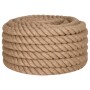 Cuerda de yute 10 m de longitud y 40 mm de grosor de vidaXL, Sogas y cuerdas metálicas - Ref: Foro24-153776, Precio: 66,83 €,...